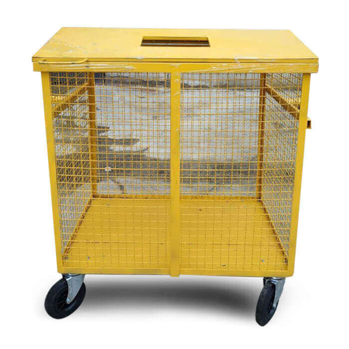 Контейнер КСТ металевий сітчатий для ПЕТ, 1100 л